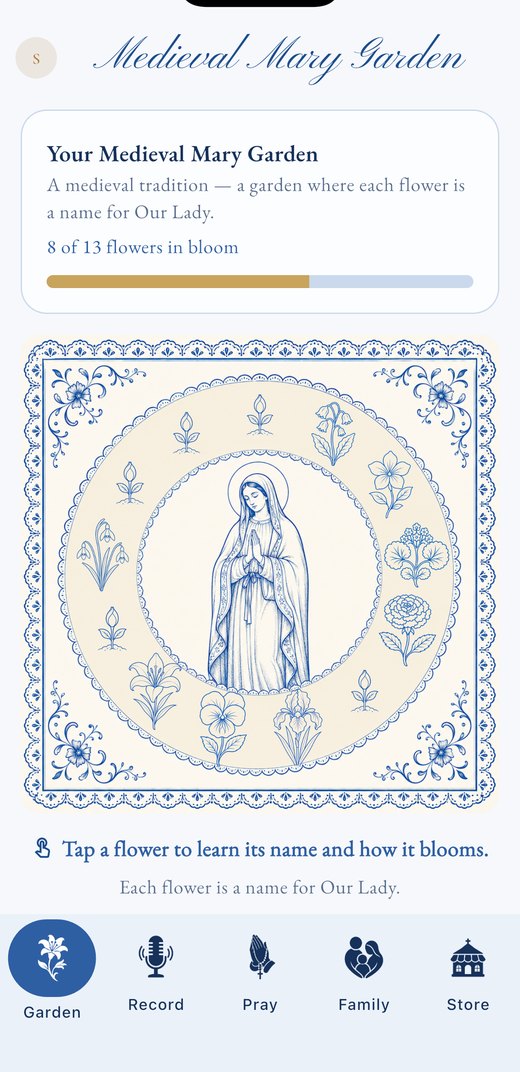 Mary’s Garden — thirteen Marian flowers to bloom